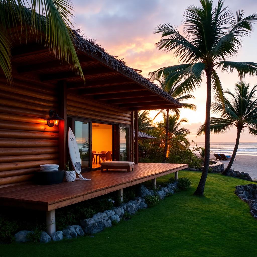 Casa surfista em Taperapuã