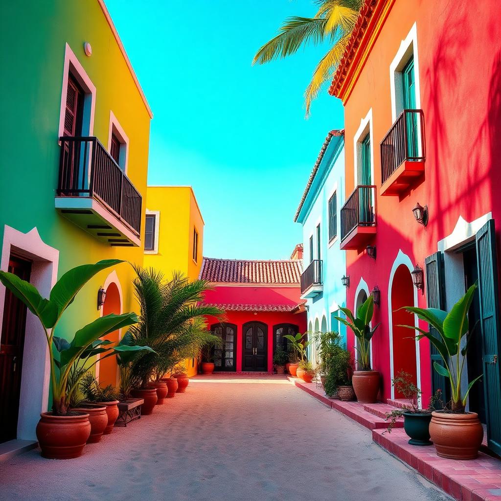 Vila boutique no centro de Caraíva